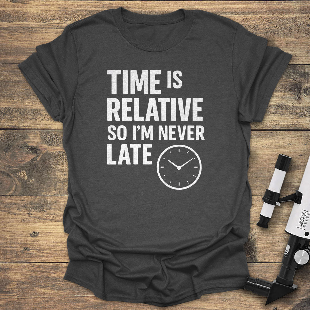 Time Is Relative - Dark heather T-Shirt