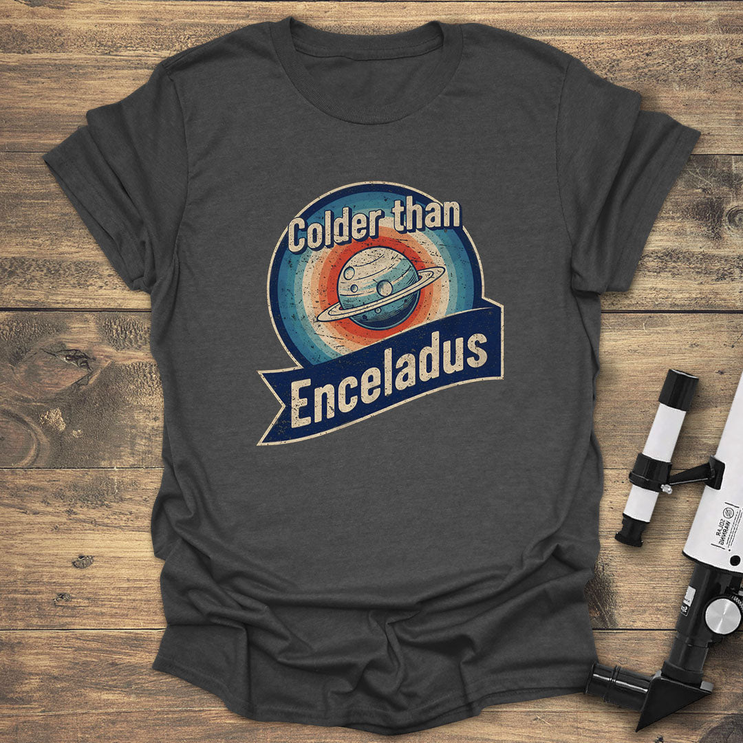 Colder Than Enceladus - Dark heather T-Shirt