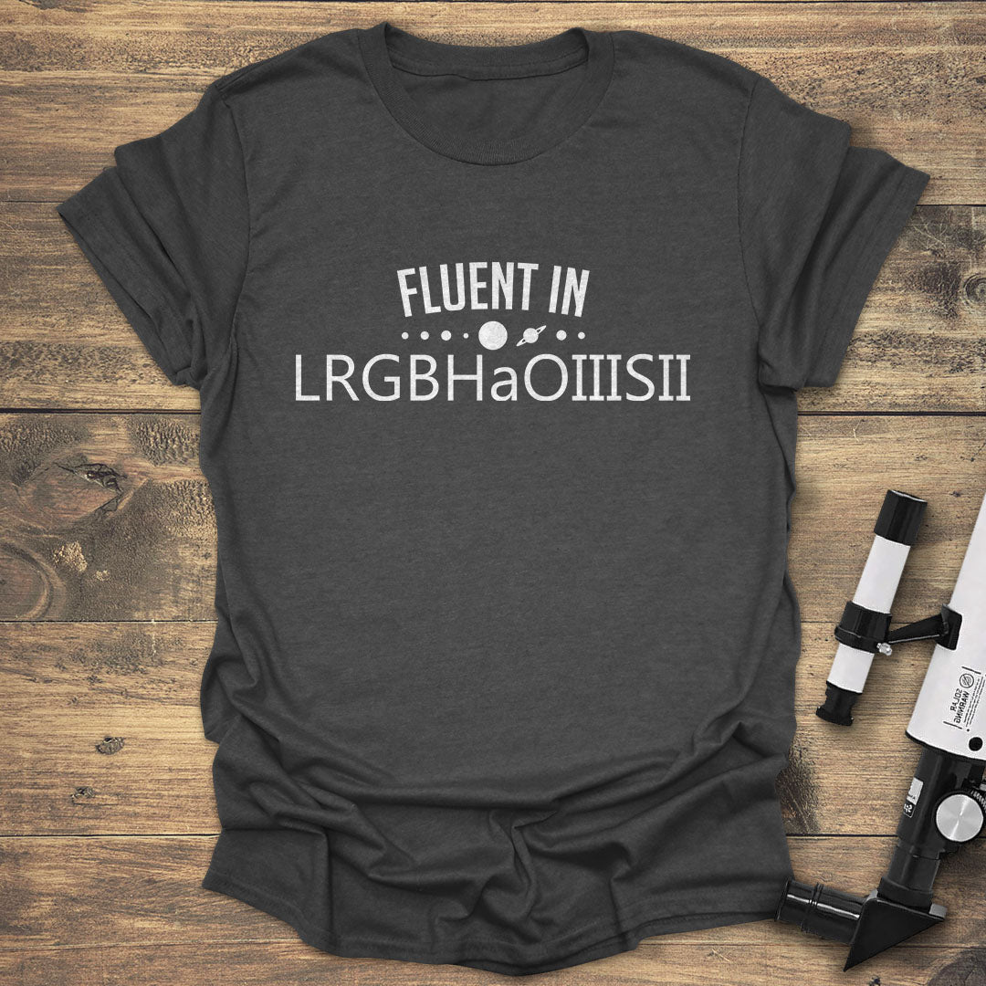 Fluent in LRGBHaOIIISII - Dark heather T-Shirt