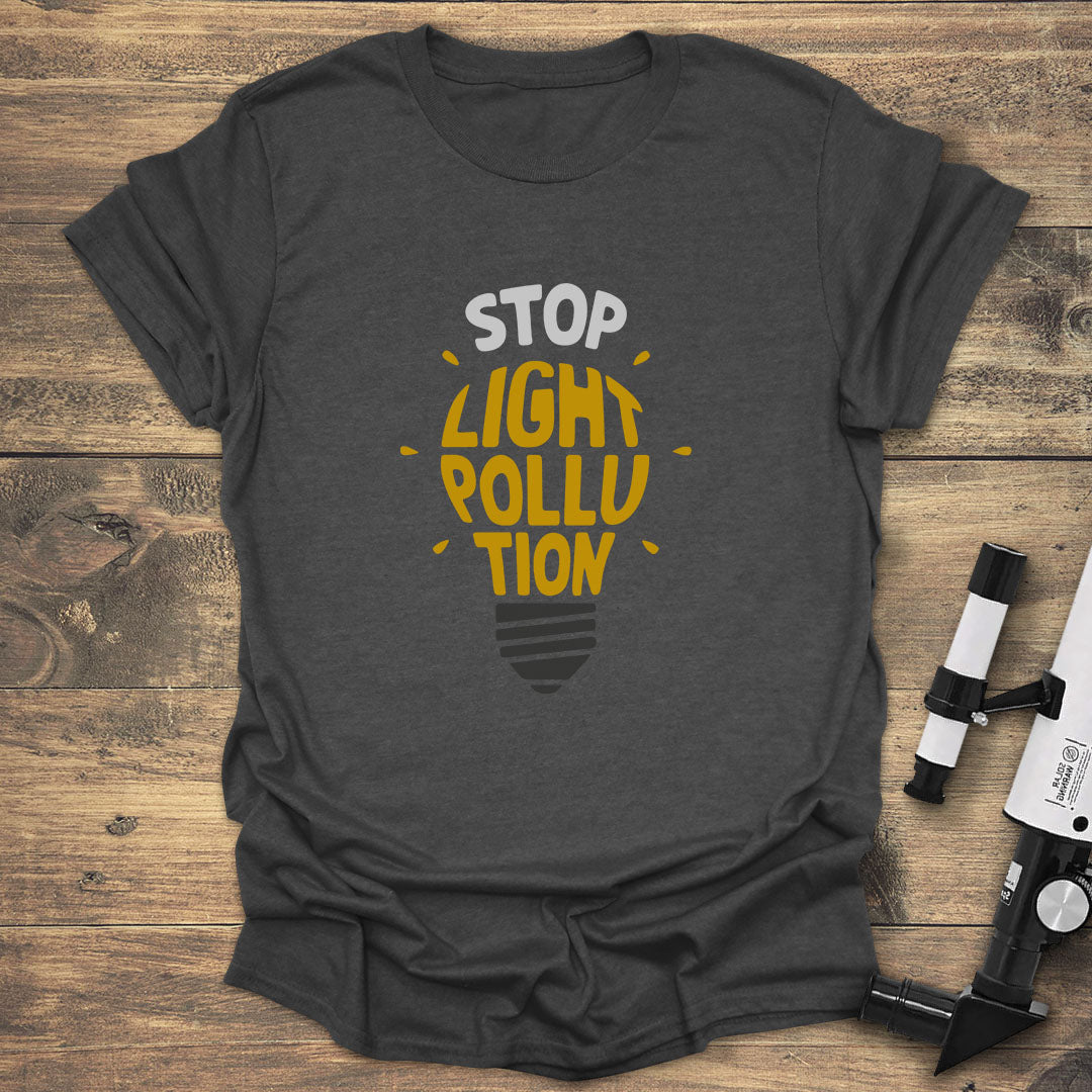 Stop Light Pollution - Dark heather T-Shirt