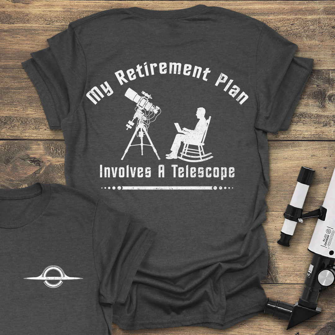 My Retirement Plan Back print - Dark heather T-Shirt