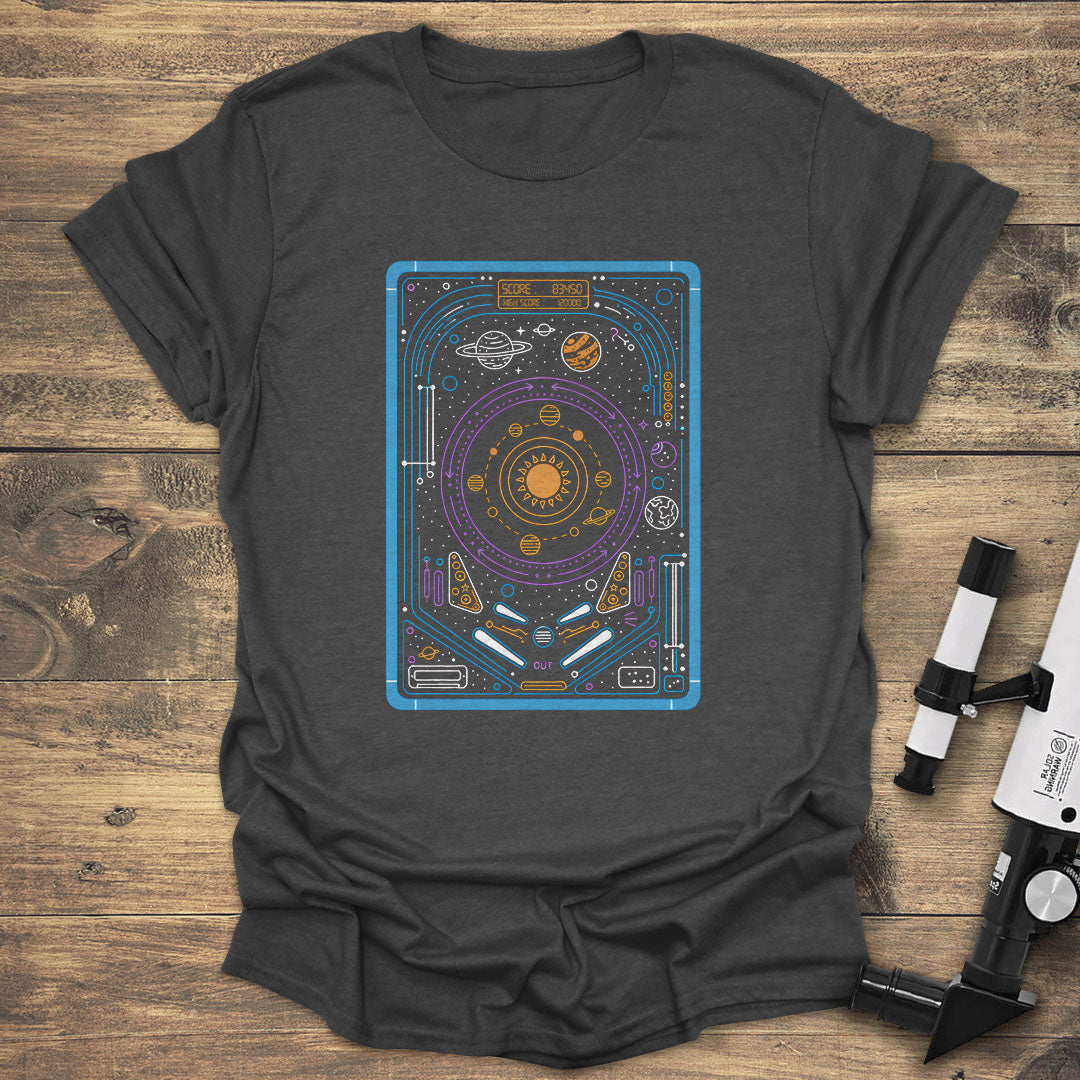 Solar System Pinball - Dark heather T-Shirt