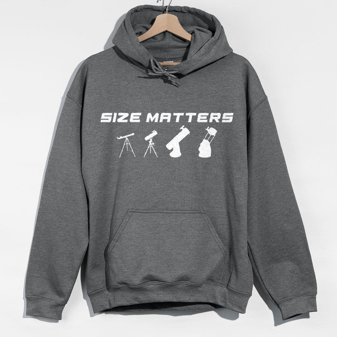 Size Matters Telescope Hoodie - Sport Grey Hoodie