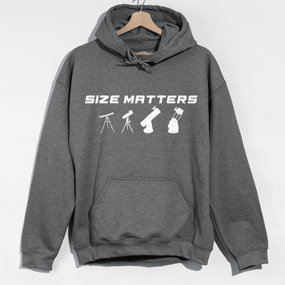 Size Matters Telescope Hoodie - Sport Grey Hoodie