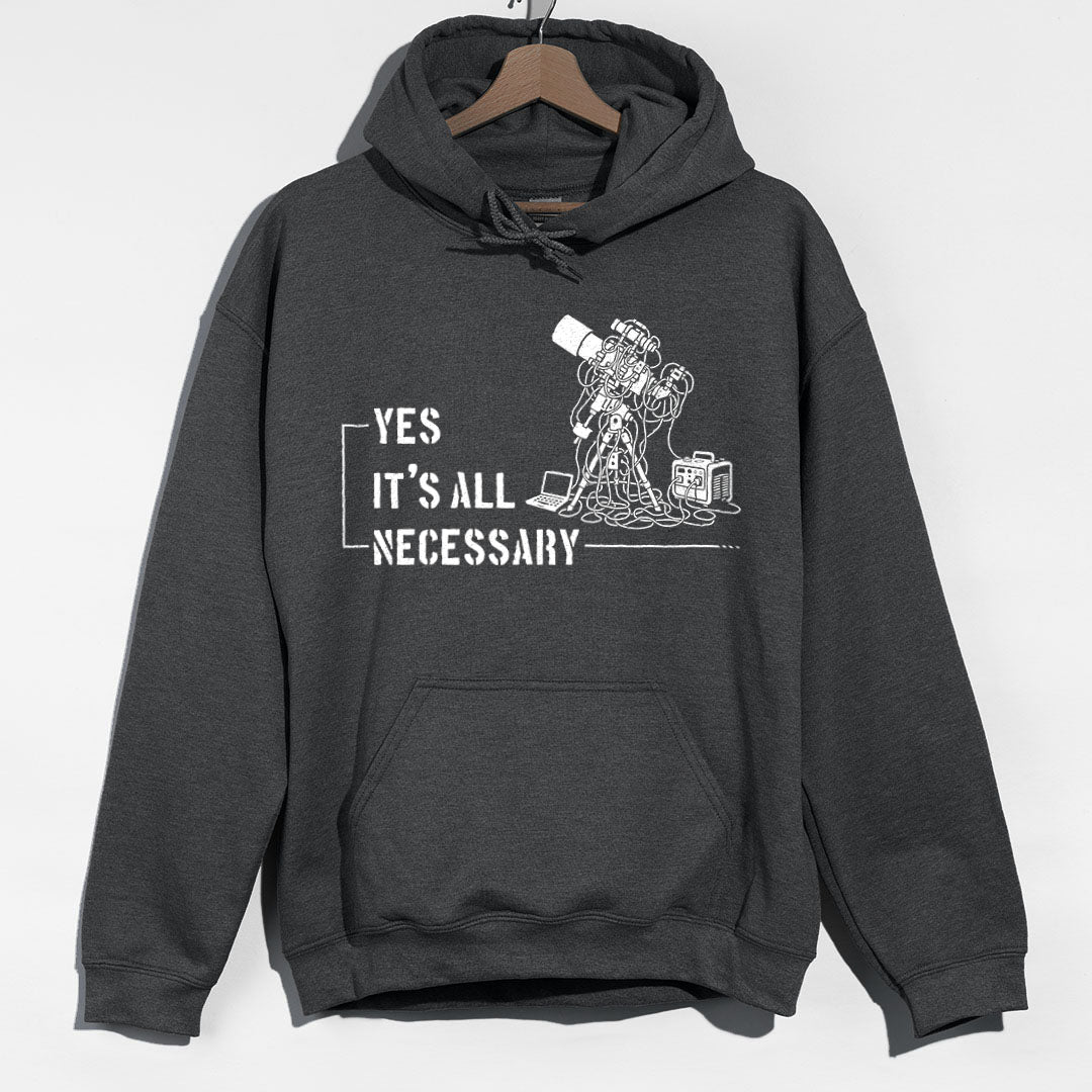 Necessary Telescope Hoodie - Dark heather Hoodie