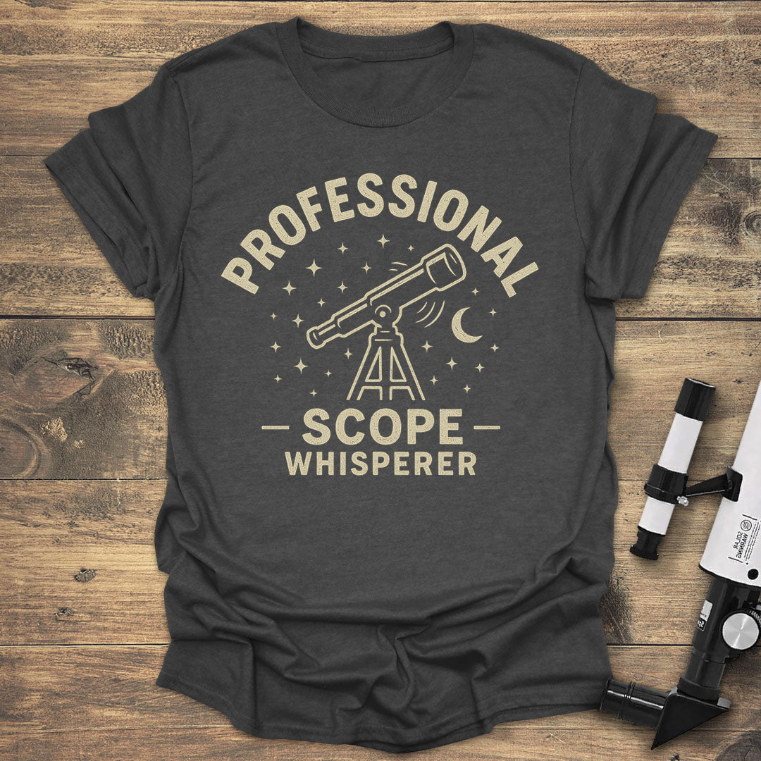Scope Whisperer Shirt - Dark heather T-Shirt
