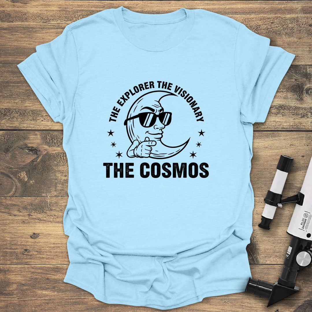 Moon In Shades Visionary - Light Blue T-Shirt