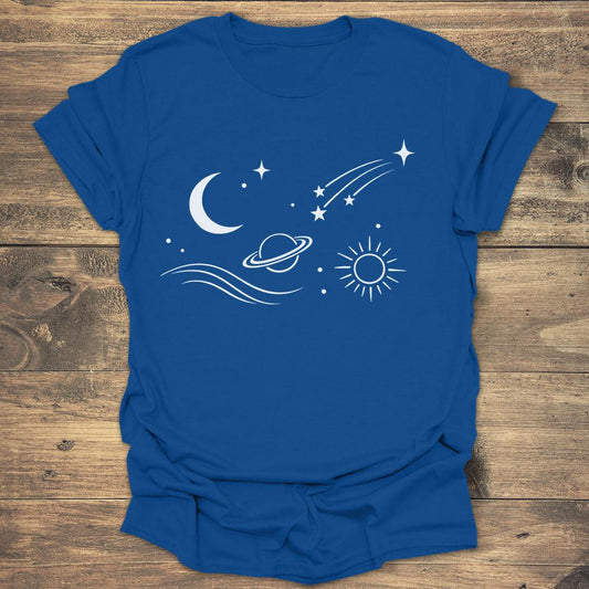 Celestial Tide - Royal T-Shirt