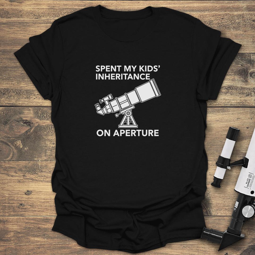 Spent My Kids Inheritance - Black T-Shirt