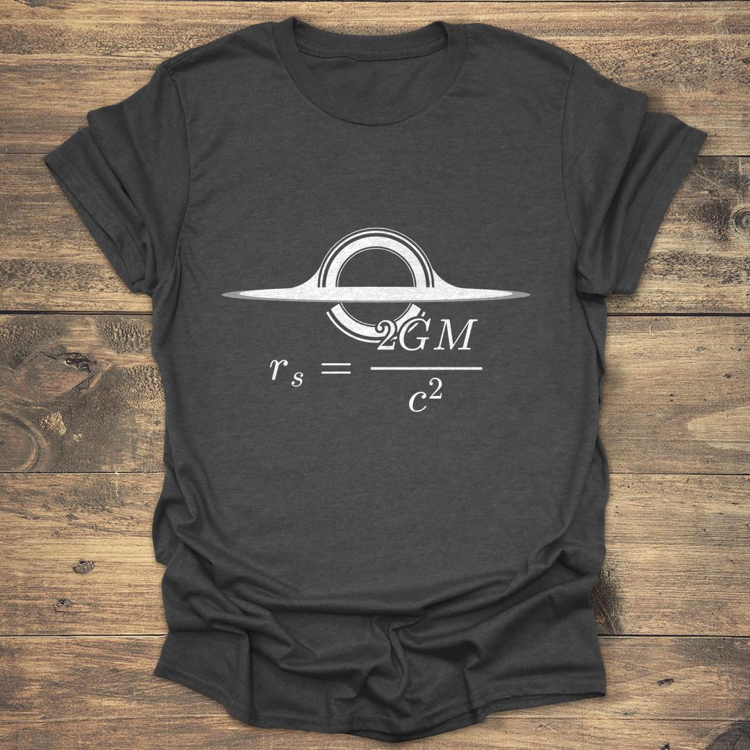 Schwarzschild Radius Equation Black Hole - Dark heather T-Shirt