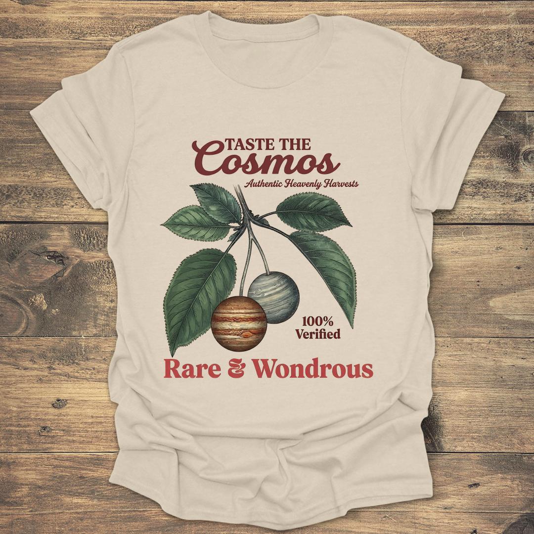 Taste the Cosmos Vintage Botanical - Natural T-Shirt