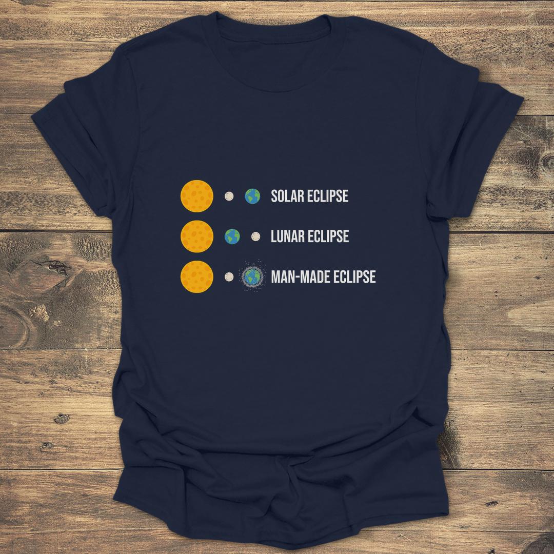 Man-Made Eclipse Starlink - Navy T-Shirt