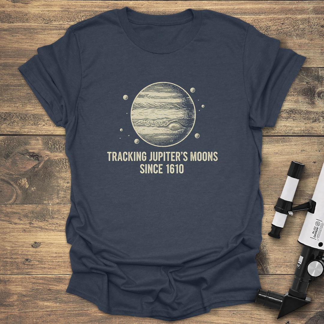 Moons Of Jupiter - Heather Navy T-Shirt