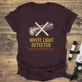 White Light Detected - Dark Chocolate T-Shirt