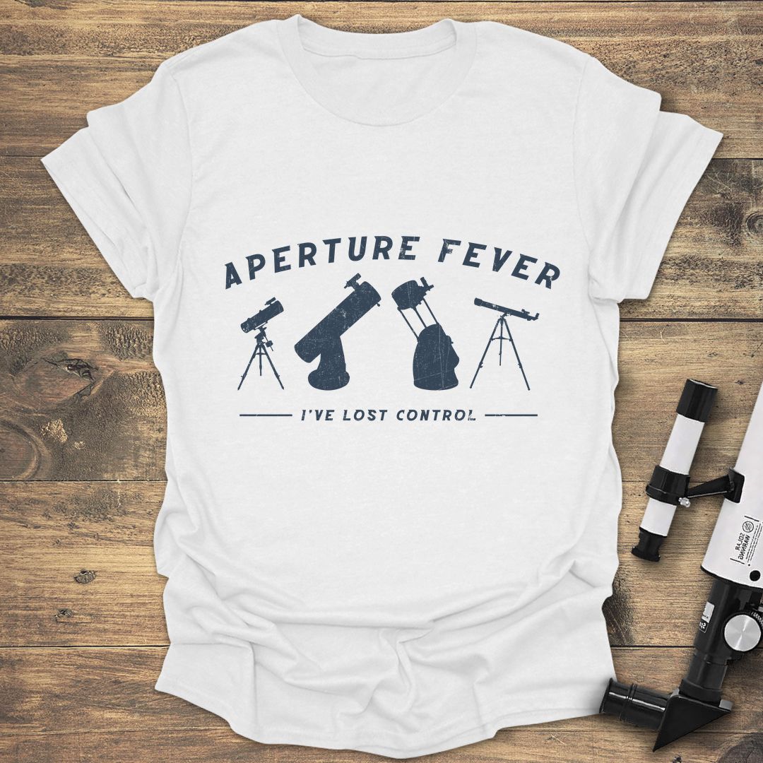 Aperture Fever Lost Control - White t-shirt