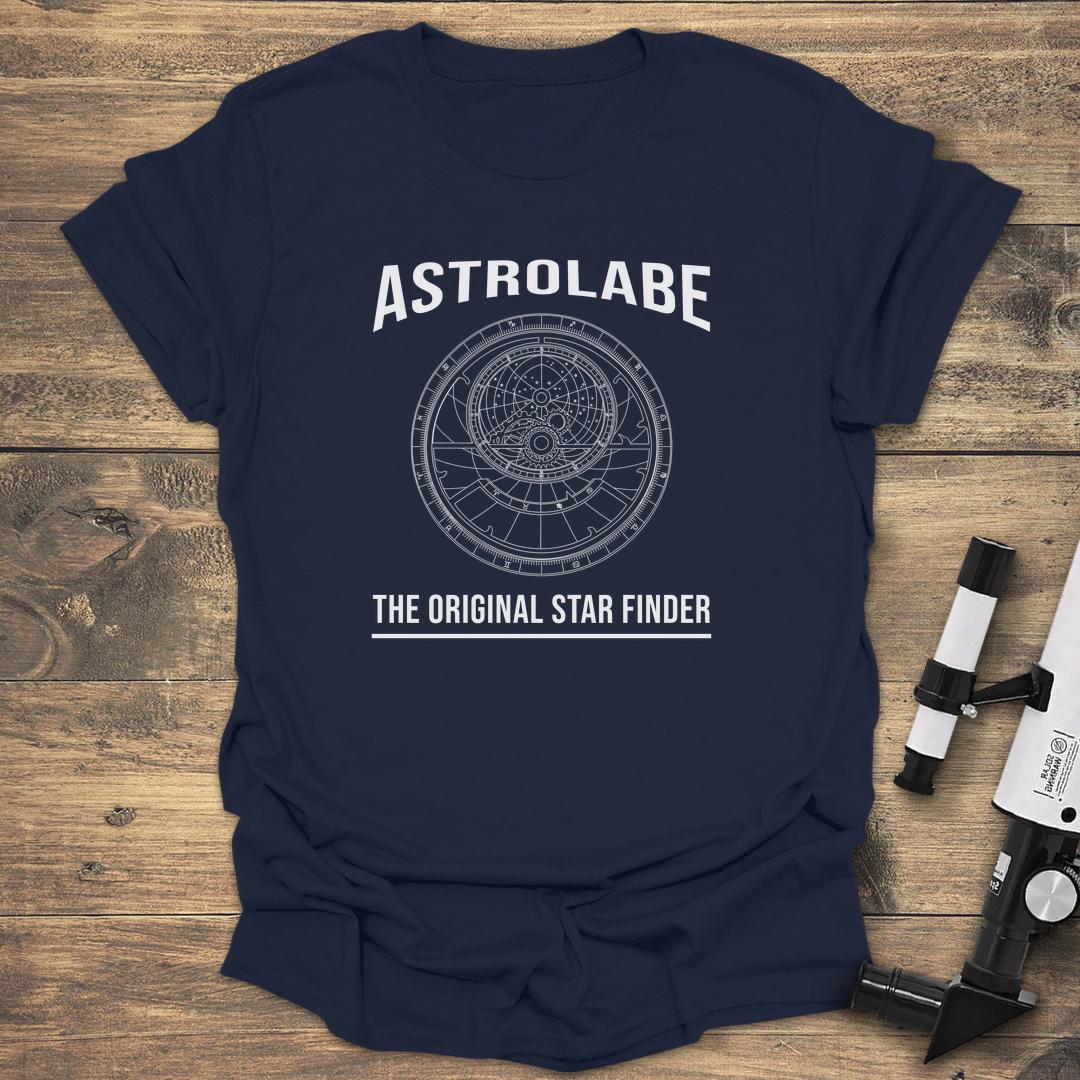 Astrolabe The Original Star Finder - Navy T-Shirt