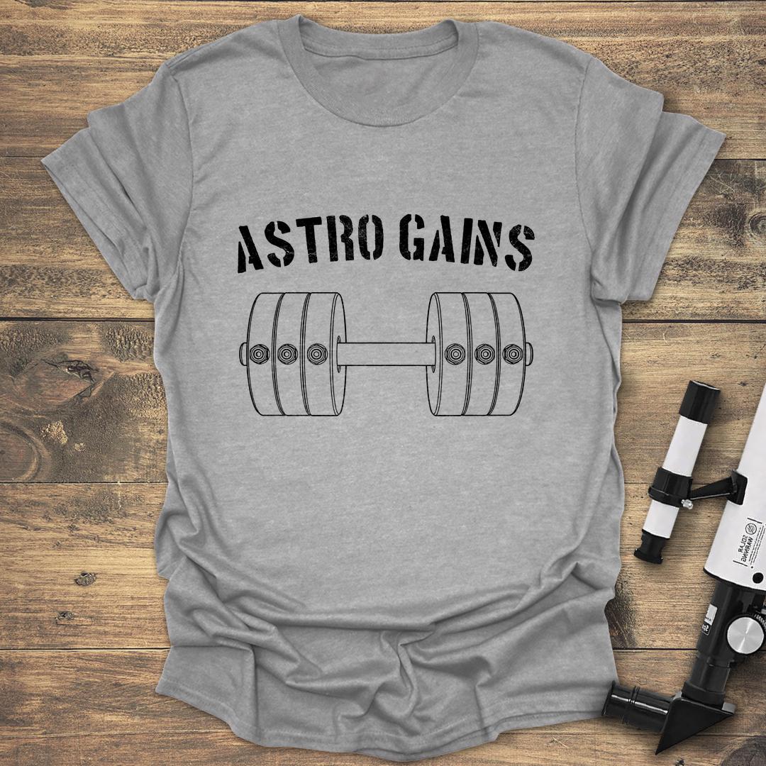 Astro Gains - Sport Grey T-Shirt