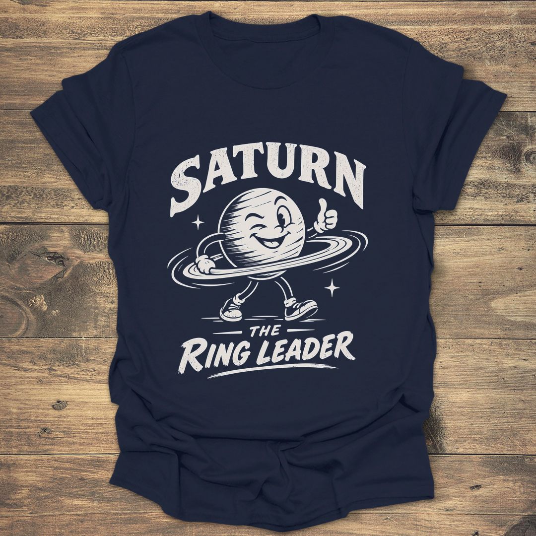 Saturn The Ring Leader - Navy t-shirt