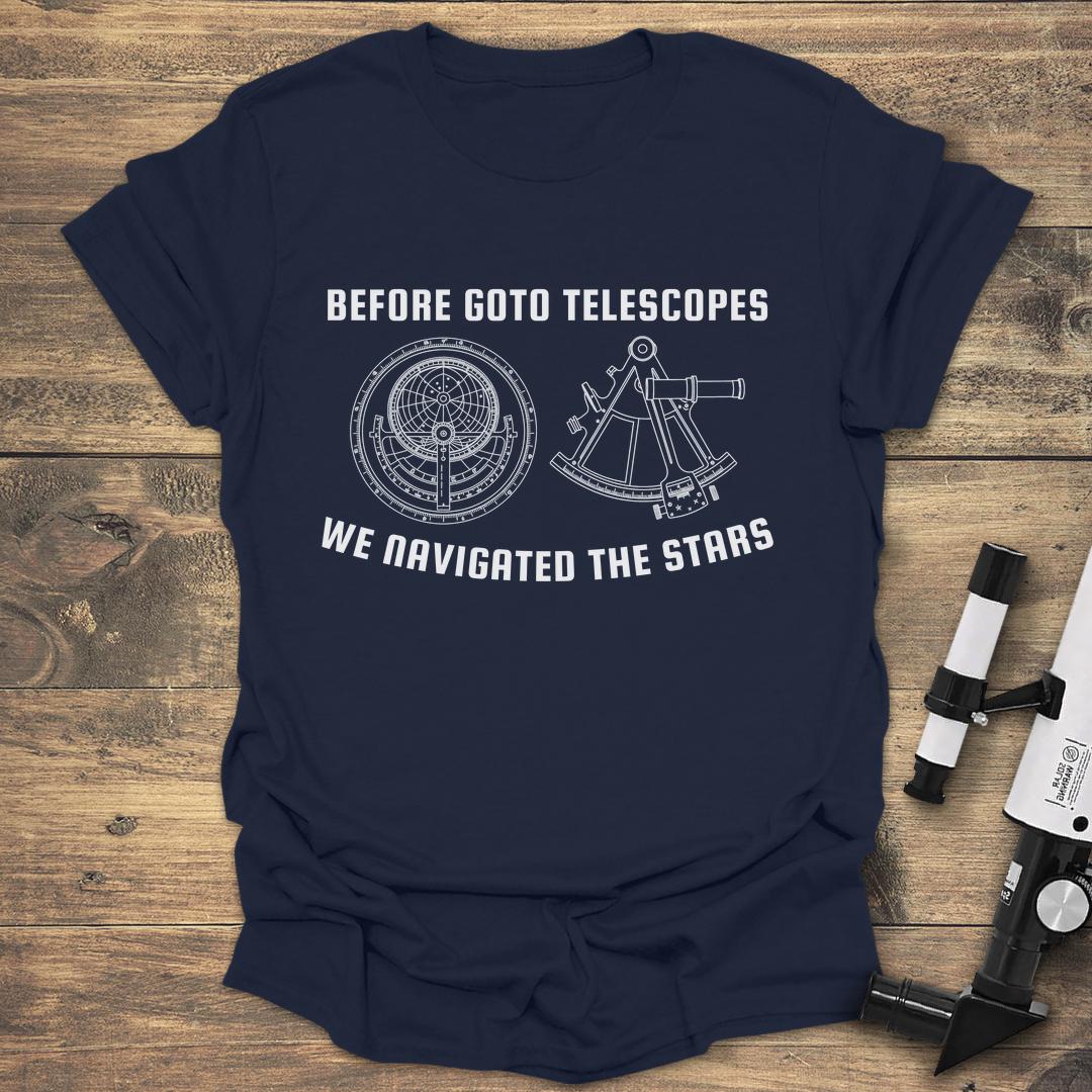 Before GOTO Telescopes - Navy T-Shirt