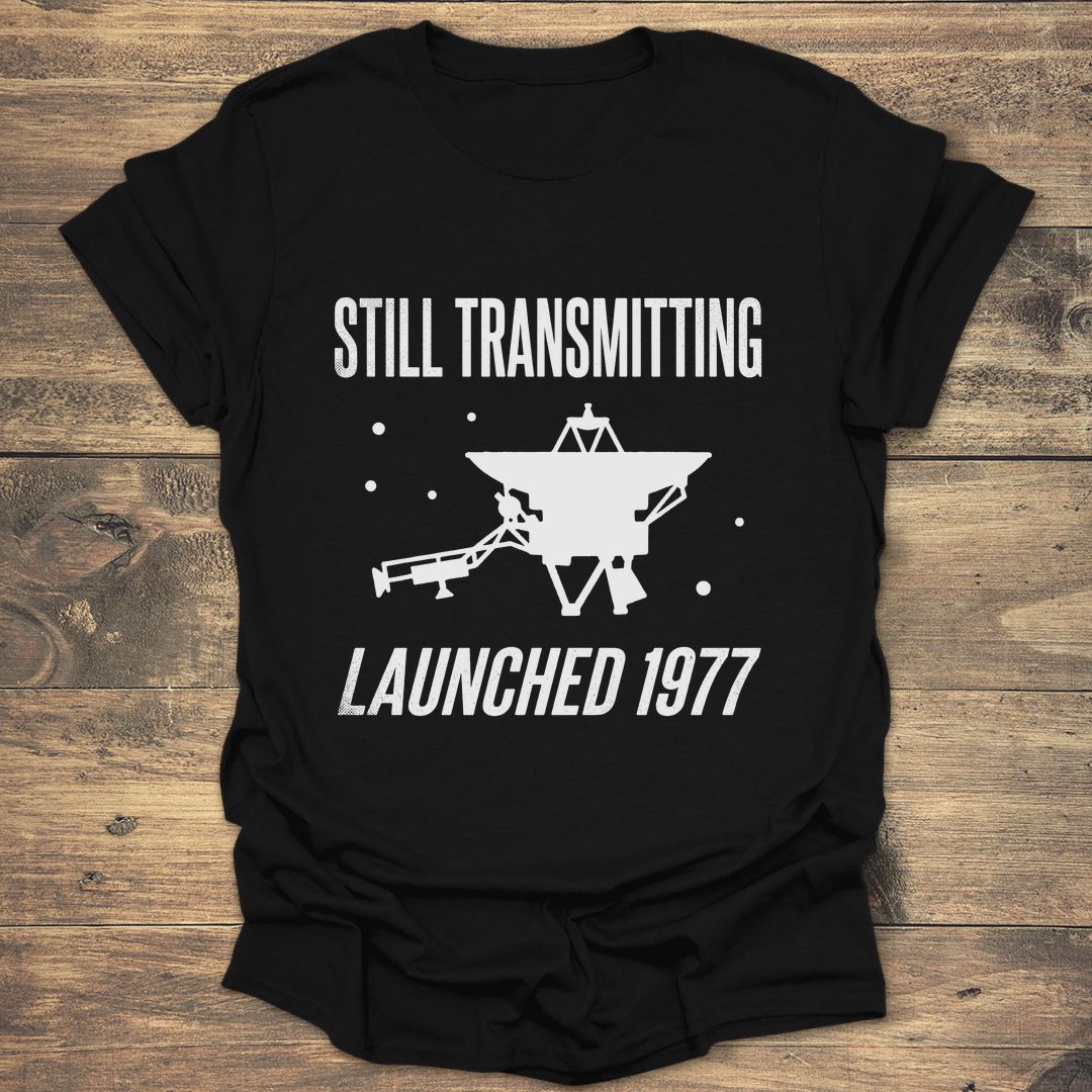 Voyager Still Transmitting - Black t-shirt