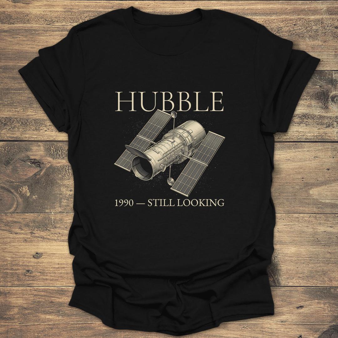 Hubble Space Telescope Vintage Anniversary - Black T-Shirt