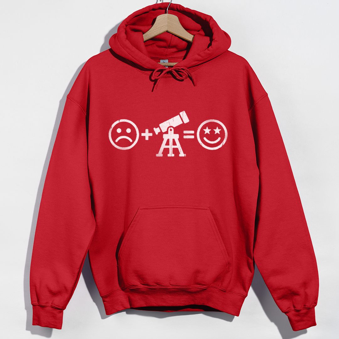- Red hoodie