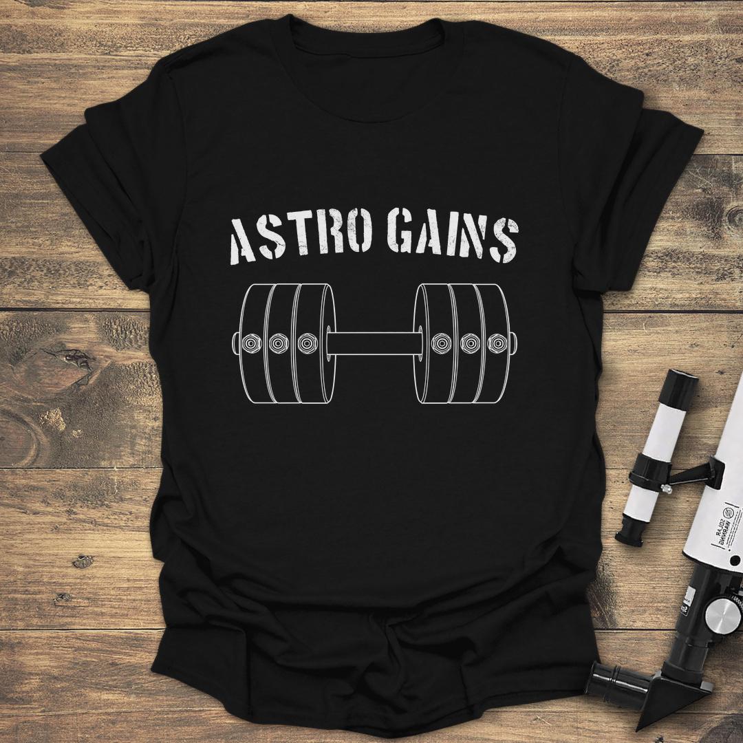 Astro Gains - Black T-Shirt
