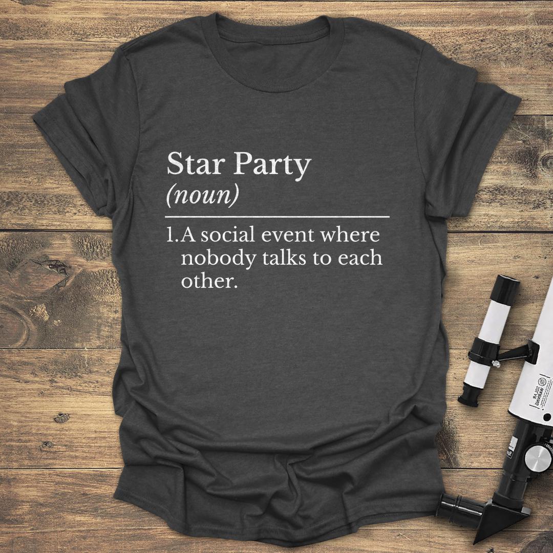 Star Party Definition - Dark heather T-Shirt