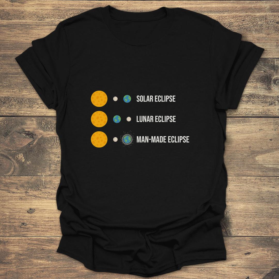 Man-Made Eclipse Starlink - Black T-Shirt