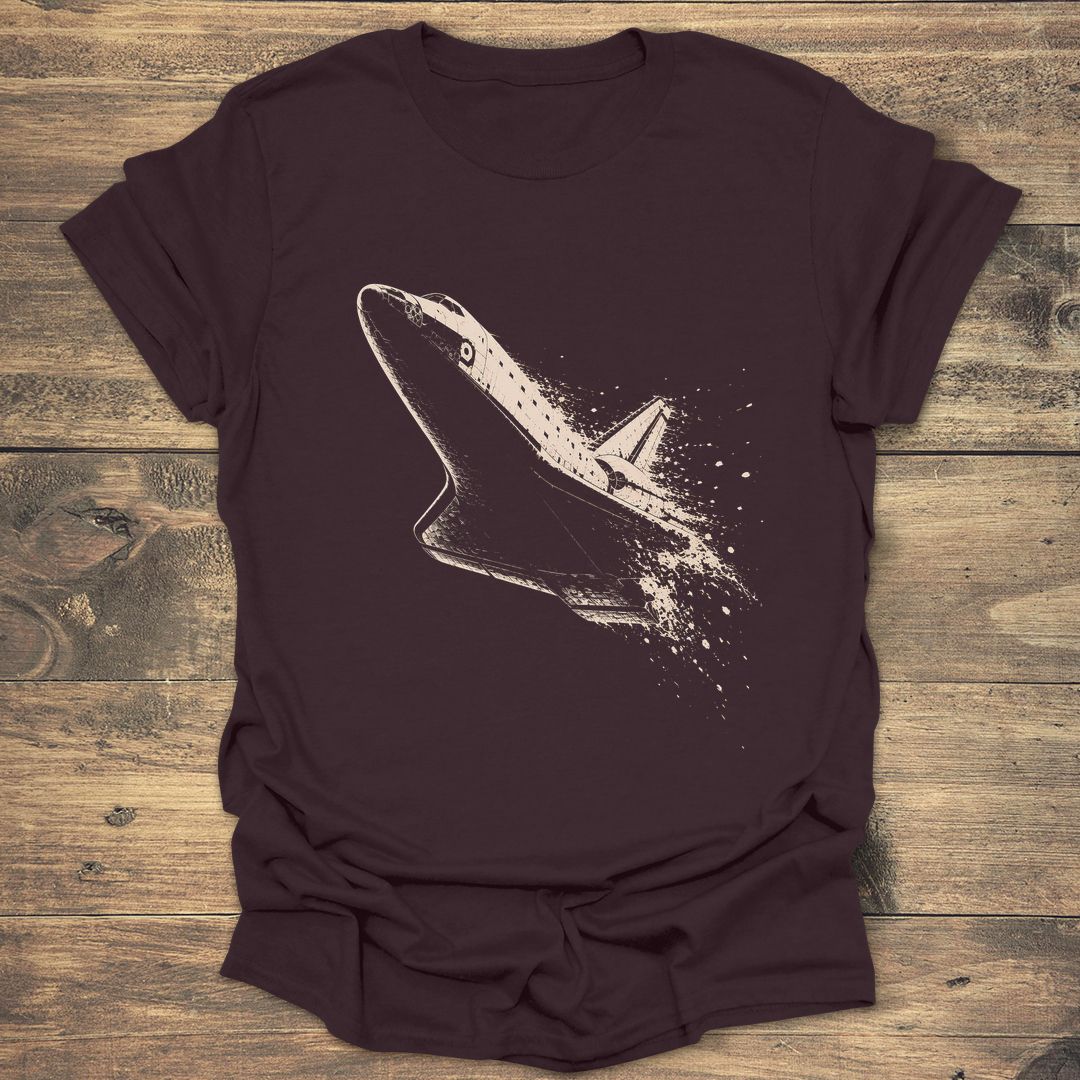 Space Shuttle Dispersion - Dark Chocolate t-shirt