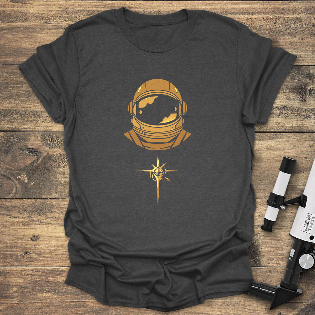 Anstronaut And Star - Dark heather T-Shirt