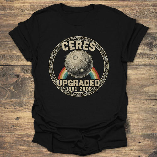 Ceres Upgraded - Black T-Shirt
