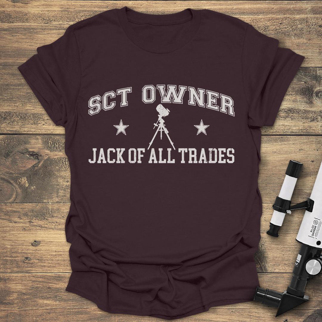 SCT Owner Jack Of All Trades - Dark Chocolate T-Shirt
