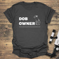 DOB OWNER - Dark heather T-Shirt