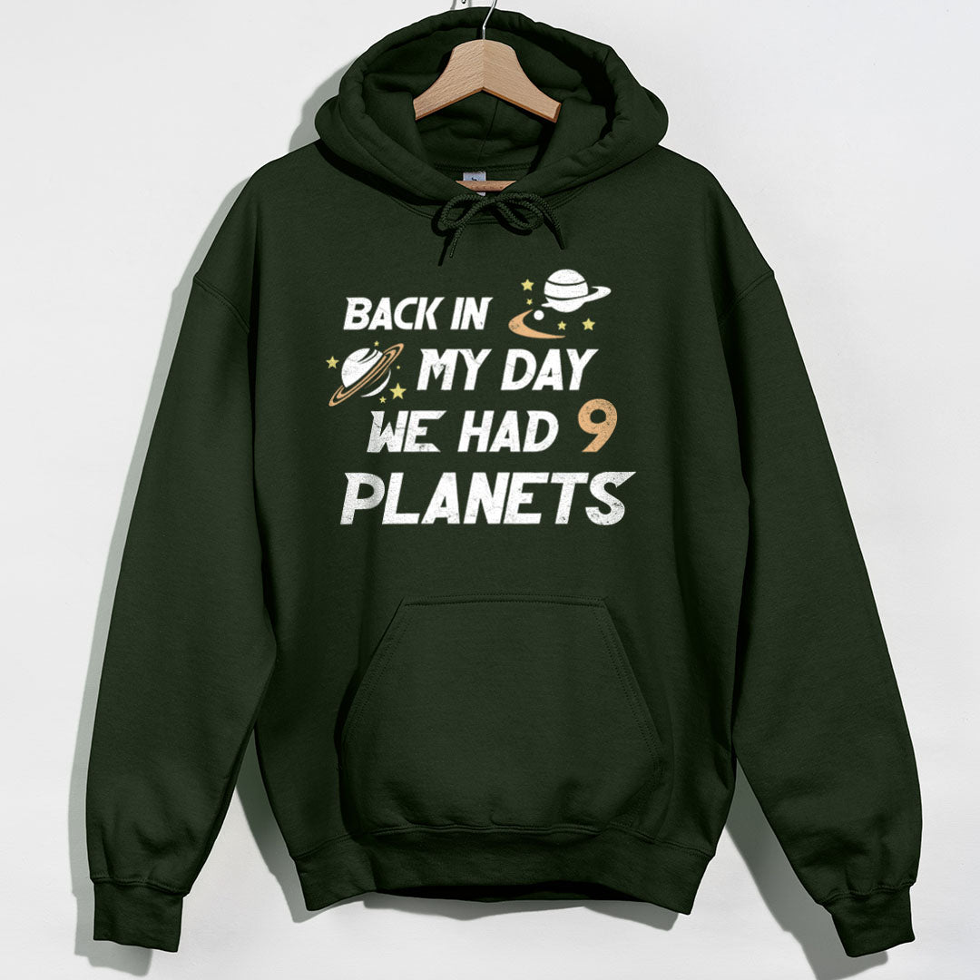9 Planets Hoodie - Forest Green Hoodie
