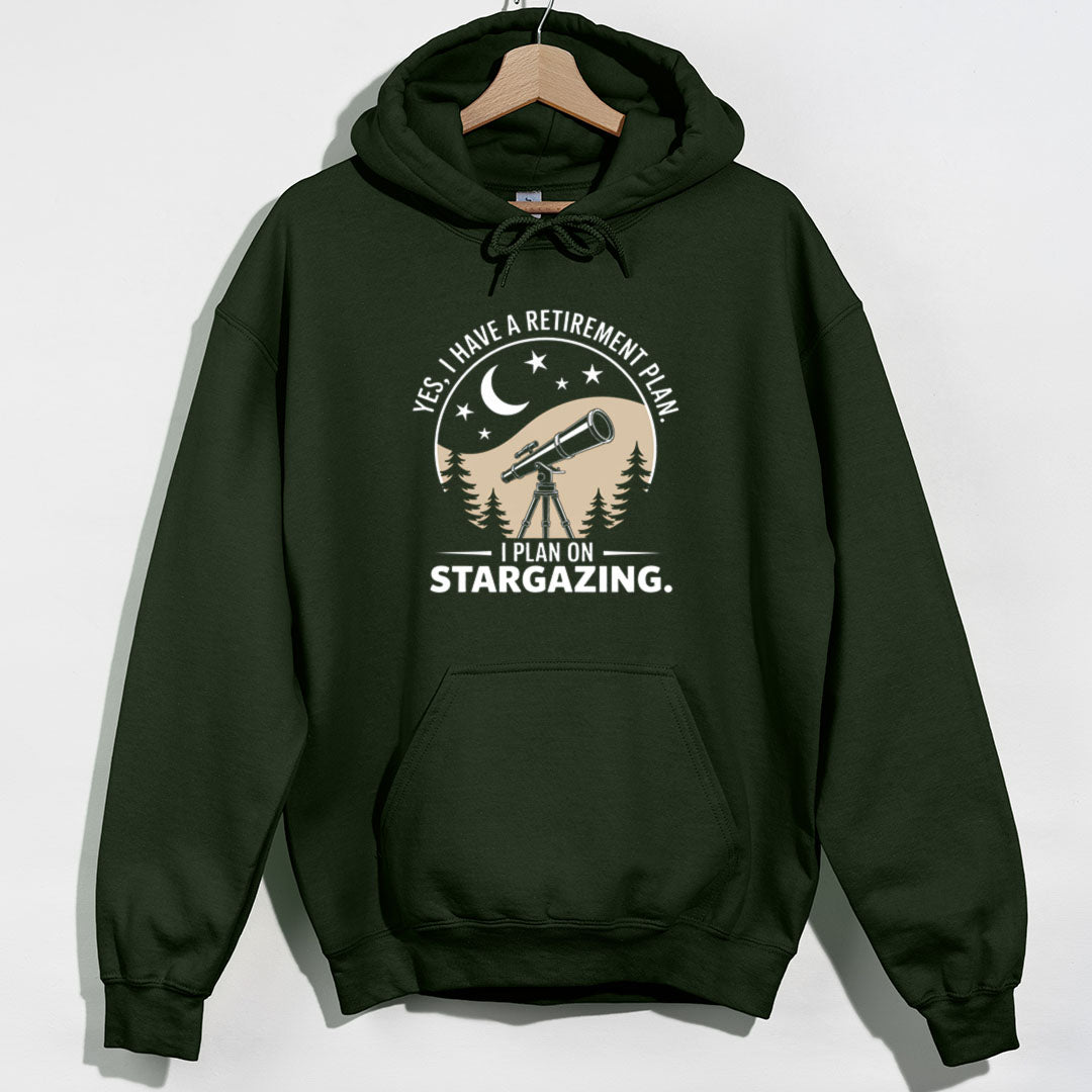 I Plan on Stargazing Hoodie - Forest Green Hoodie