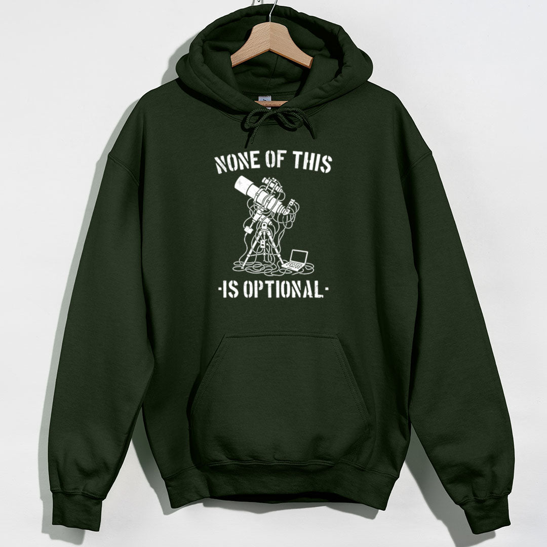 None is Optional Hoodie - Forest Green Hoodie