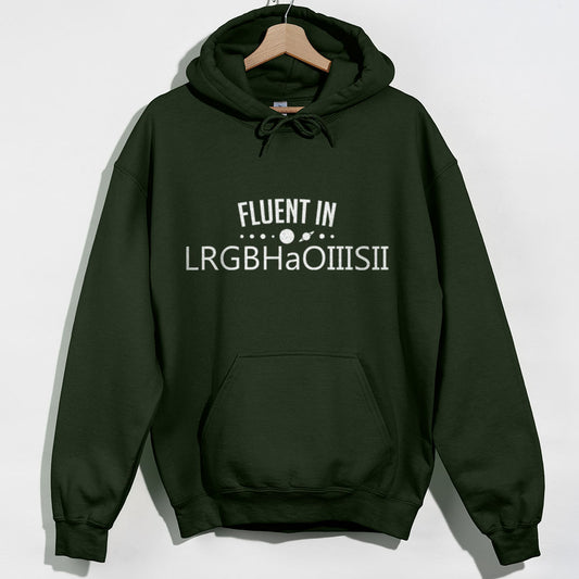 Fluent in LRGBHaOIIISII Hoodie - Forest Green Hoodie