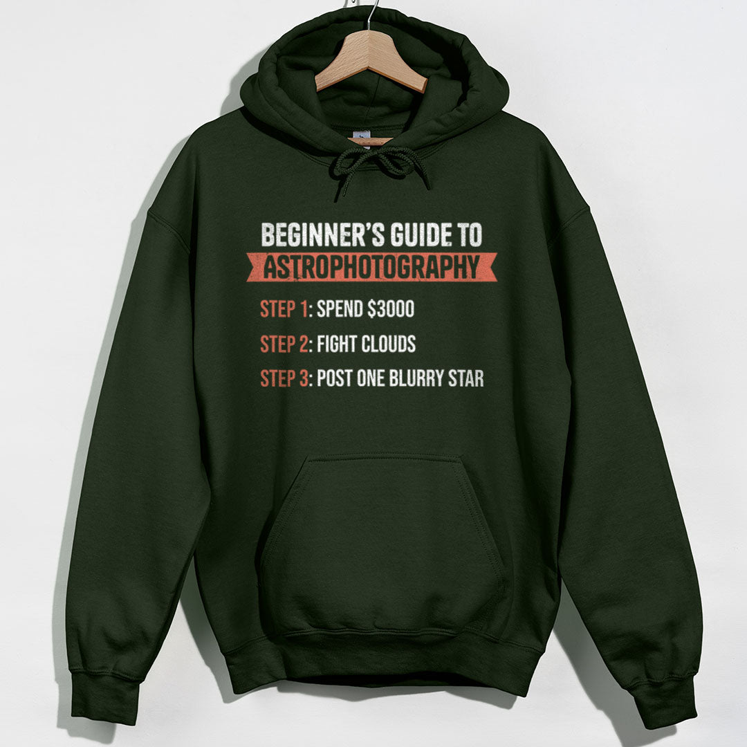 Astrophotography Guide Hoodie - Forest Green Hoodie