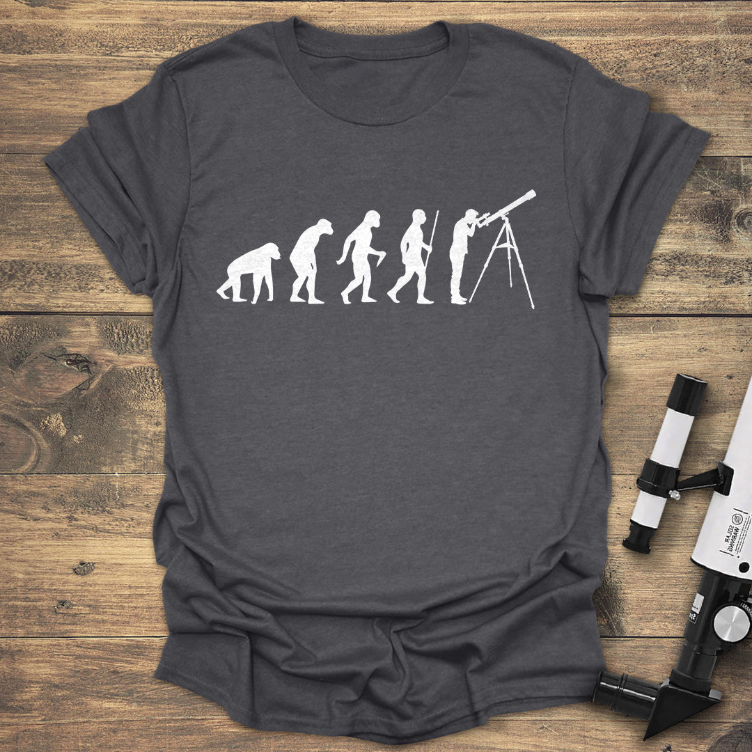 Evolution to Astronomy - Dark heather T-Shirt