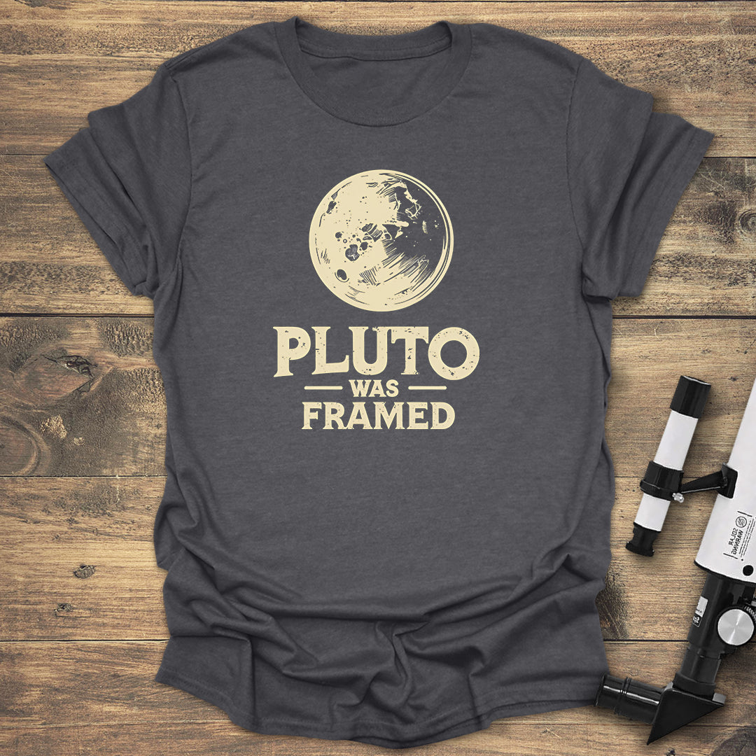 Pluto Was Framed - Dark heather T-Shirt
