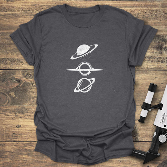 Minimalist Saturn & Black Hole