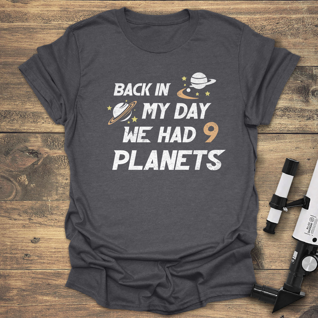 9 Planets - Dark heather T-Shirt