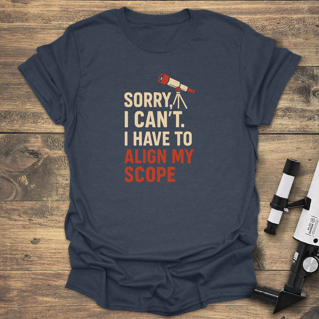 Align Scope - Heather Navy T-Shirt