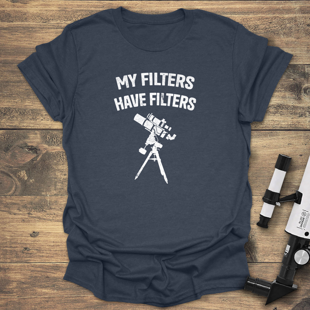 My Filters - Heather Navy T-Shirt