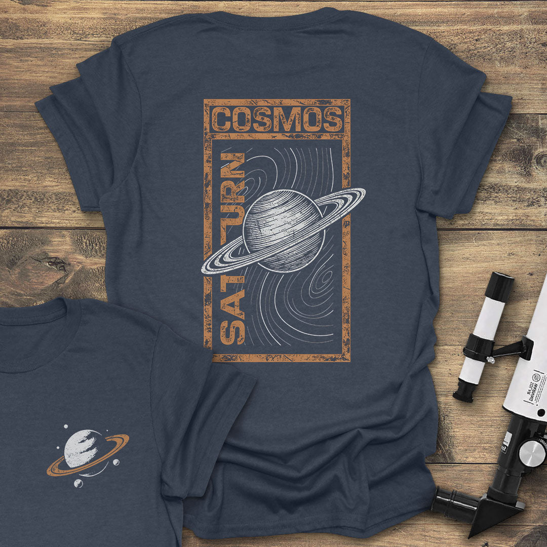 Cosmos Saturn Engraving
