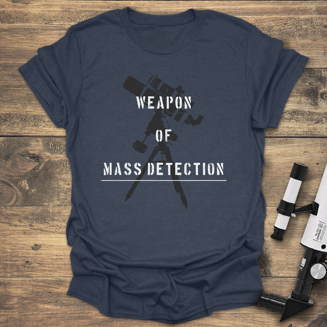 Weapon of Mass Detection - Heather Navy T-Shirt