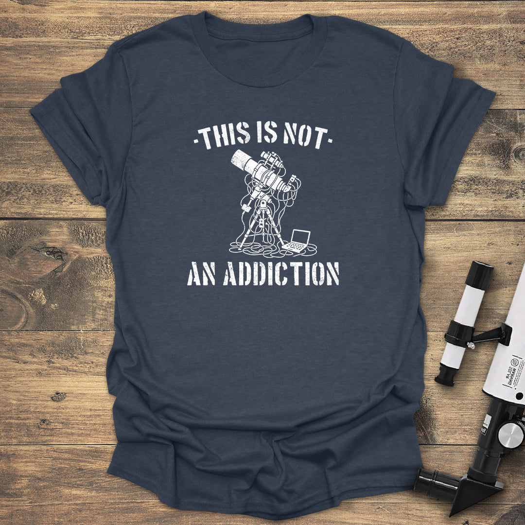 Not An Addiction - Heather Navy T-Shirt