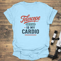 Telescope Setup Cardio - Light Blue T-Shirt