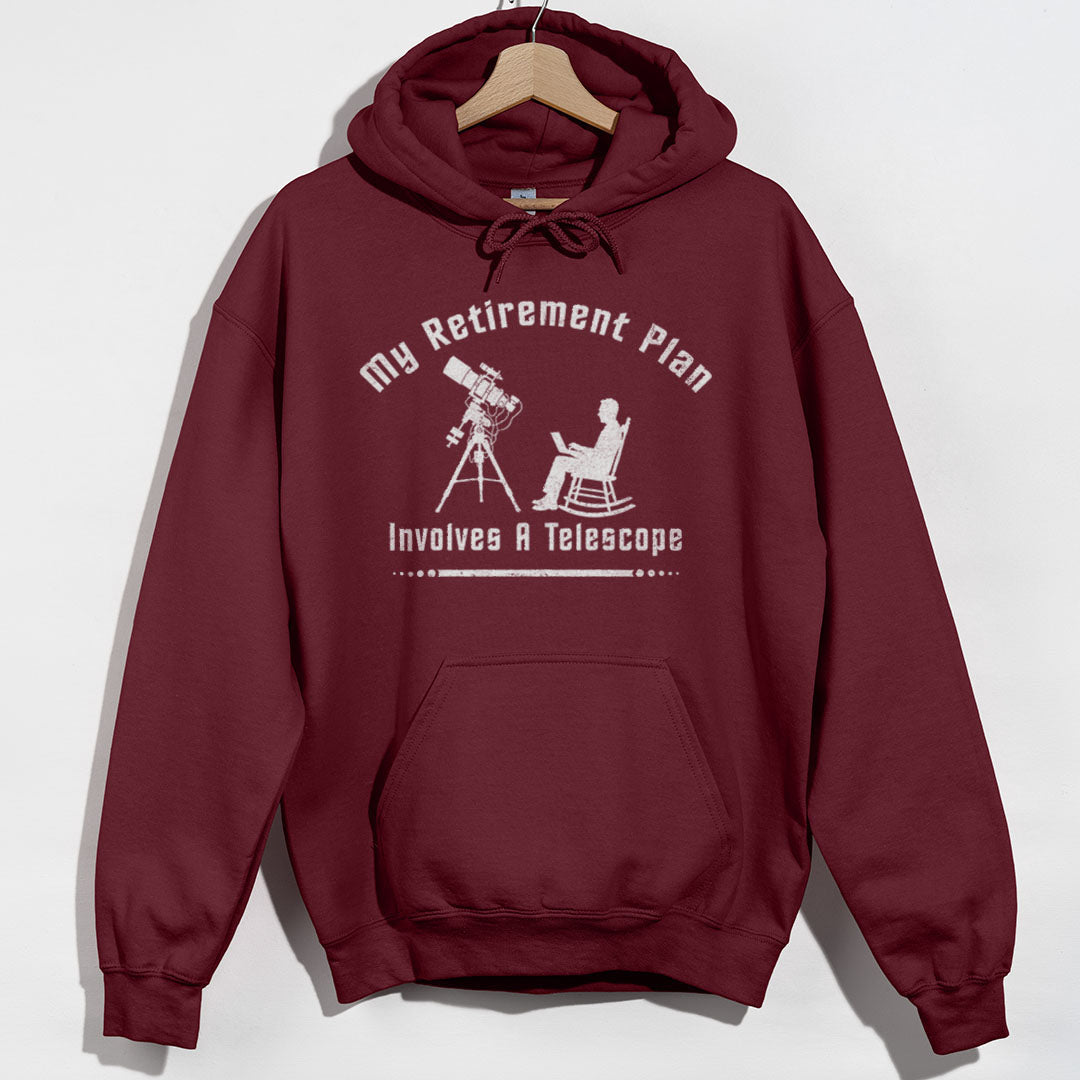 Retirement Plan Hoodie - Maroon Hoodie